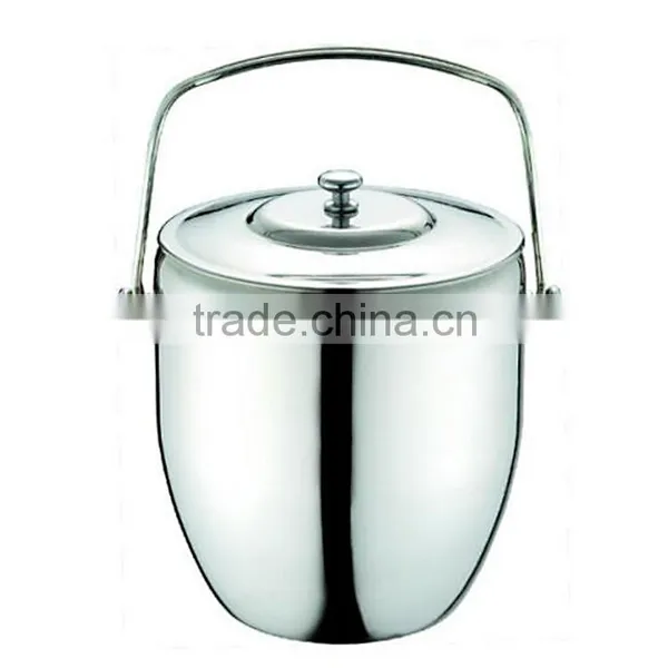 Apple Shape Stainless Steel Ice Bucket photo-6