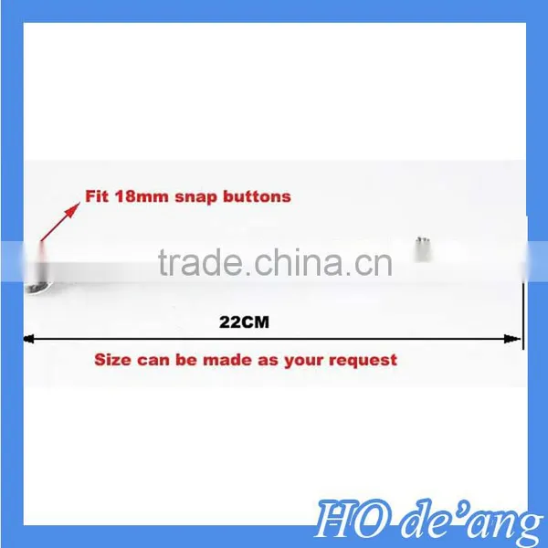 Hogift Newest Easy Button Bracelet 18mm Snap Button Bracelet photo-3