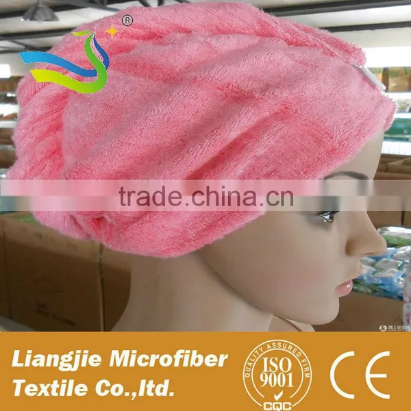 Super Soft and Easy to Clean Microfiber Hair Bath Towel China Cap Fabric Manufacturer China photo-2