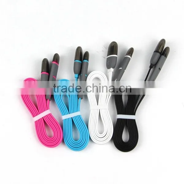 High Speed 2 in 1 Micro USB Data Cable for Smartphone photo-6