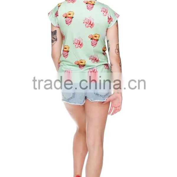 Brand New Custom 3D Printing Hipster Girl Fabric Rock T-shirt photo-6