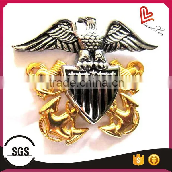 2016 Custom Logolcustom Design Badge Promotional Gold Lapel Pin Metal Badge for Sale photo-6