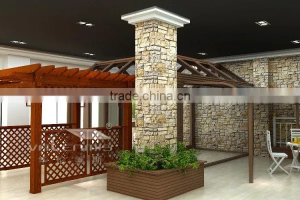 Garden Pergola Louver for Roof Turtle Bridge for Sales photo-5