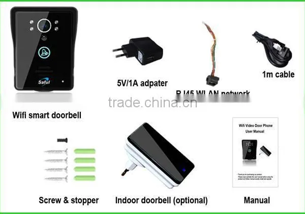 Indoor Receivers Can be Wireless Connected to Video Door Phone Intercom Wifi With Android photo-5