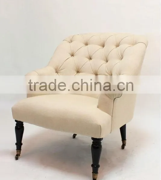 Button Back Fabric Sofa (KY-3164)