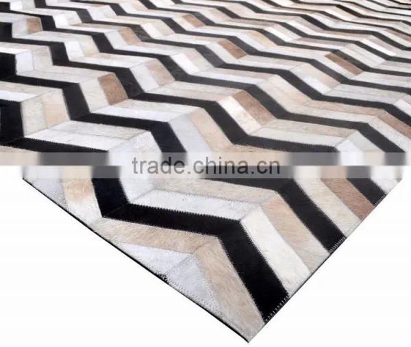 Hair-On Cowhide Leather Carpet M-115 photo-2