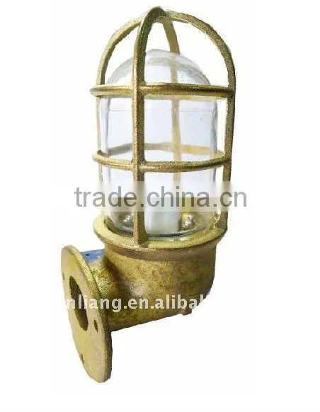 E26 E27 Socket 110v Outdoor Waterproof Watertight Wall Landscape Brass Light photo-4