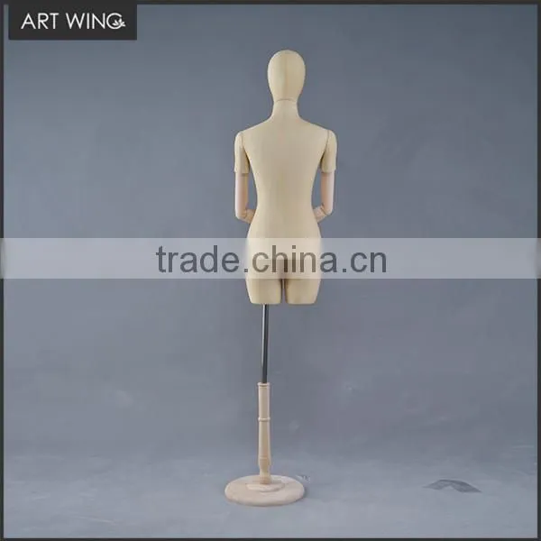 Adjustable Dress Form Dressmaker Armless Mannequin Cover Cheap photo-4