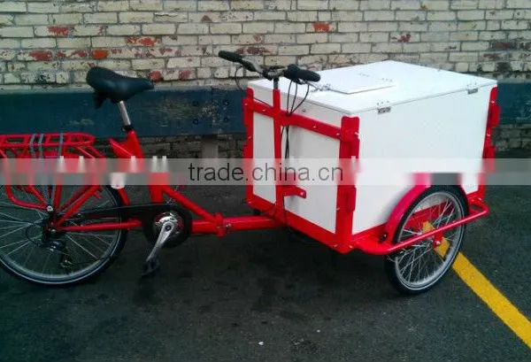 Tricycle Cargo Bike With Closed Cabin Cargo Tricycle With Refrigerator photo-6