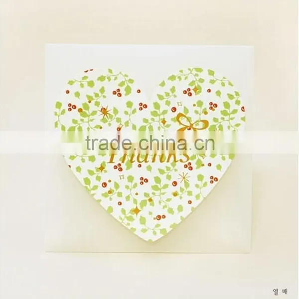 2015 Handmade Decoration Greeting Card