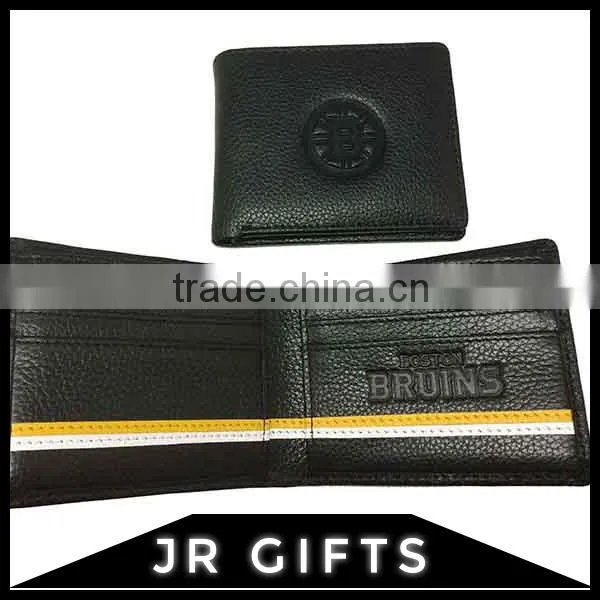 Wholesale Black Leather Men Travel Wallet photo-2