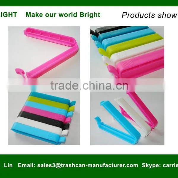 CP70 70mm Sealing Length PP Material Logo Print Promotional Plastic Tomato Clip photo-6