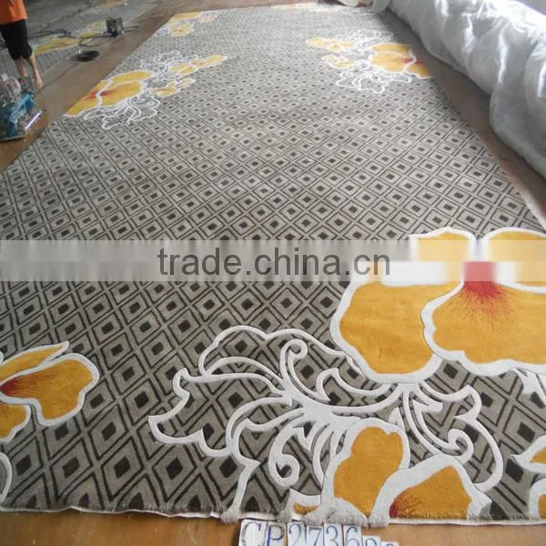 Fashion Design Handtufted Carpet;Handtufted Carpet With Carving,VIP Room Carpet Quality Choice