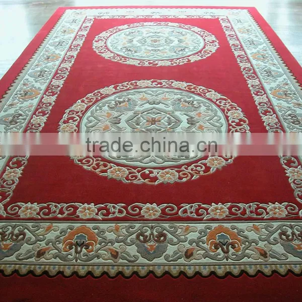 Handmade Banquet Wool Red Rugs and Carpets photo-3