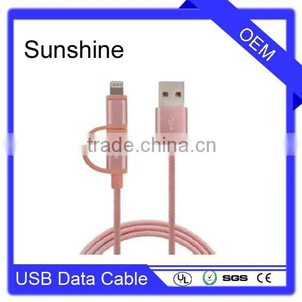 Top Quality Two Sided Reversible Data Charging MFI Usb Cable photo-2