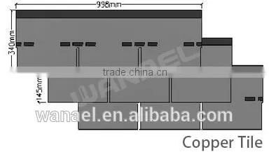 Economic Rectangle Copper Shingle/factory Sale Directly Construction Material photo-6
