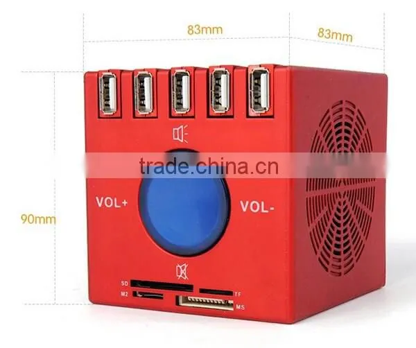 5 Ports USB 2.0 HUB AndAll Card Reader USB 2.0 Stereo Speaker photo-4