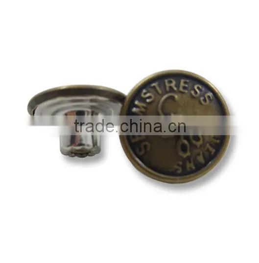 Custom Metal Shank Denim Buttons photo-2