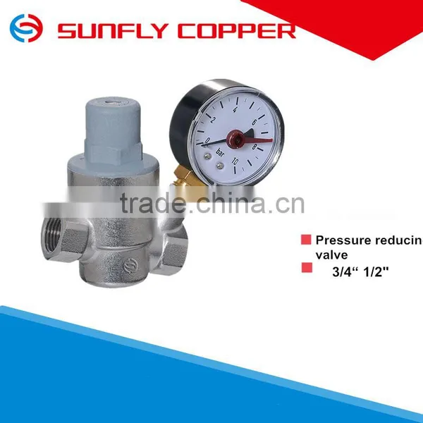 ISO228 With Watch Nickle-plating Relife Valve