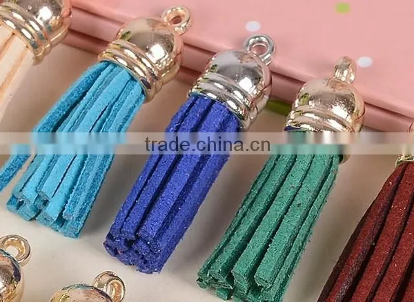 Artificial Leather Velvet Terylene Tassel Pendant for Jewerly Bags Chains photo-4