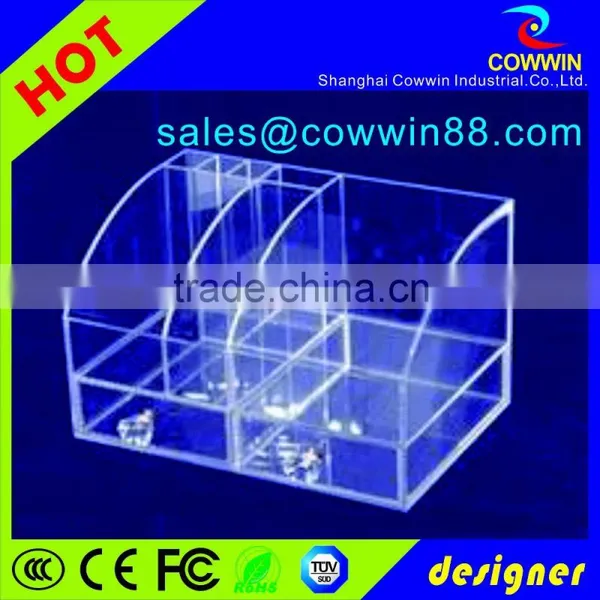 Wholesale Lighted Locking Acrylic Guitar Display Case, Tabletop Jewelry Display Cases photo-3