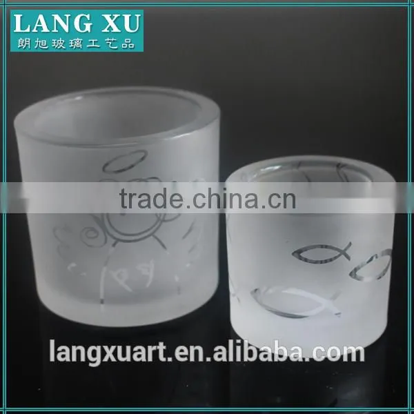 Frosted Color Crystal Lotus Flower Candle Holder Wholesale photo-2