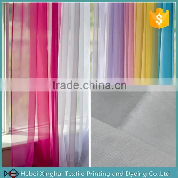 Spun Polyester Dyed Voile Fabric 60*60 80*74 63"for Scarf
