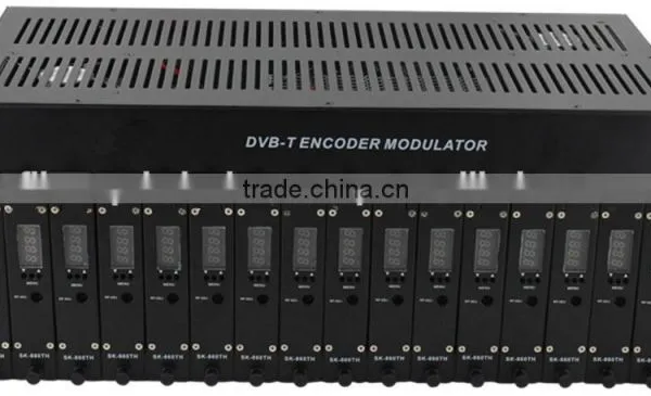 HD DVB-C Qam Modulator RCA to RF Modulator HD DVB-T Modulator 16x1
