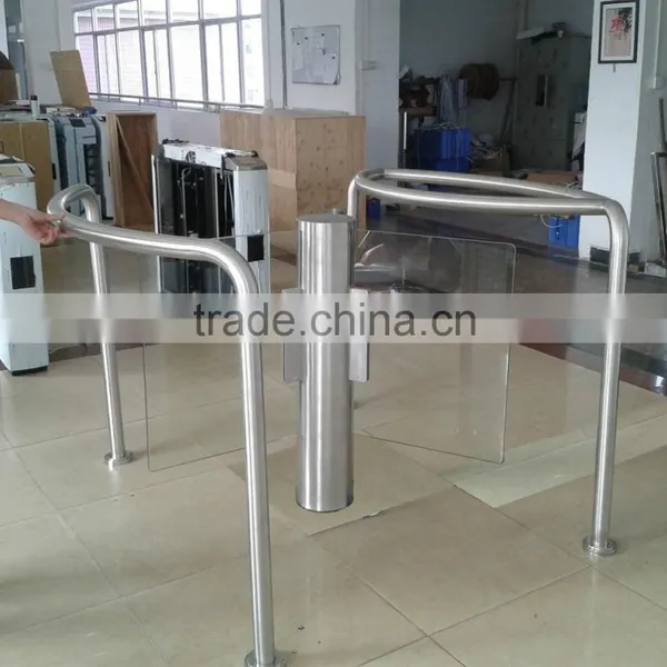 Butterfly Rotating Gate / Round Column / Glass Wing / CE Certification photo-2
