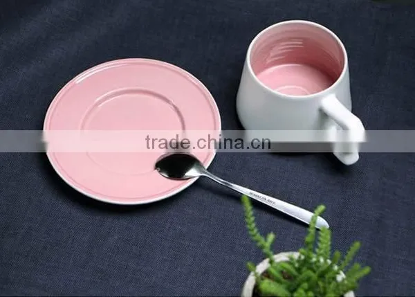 Light Green Coffee Mug With Coaster photo-4