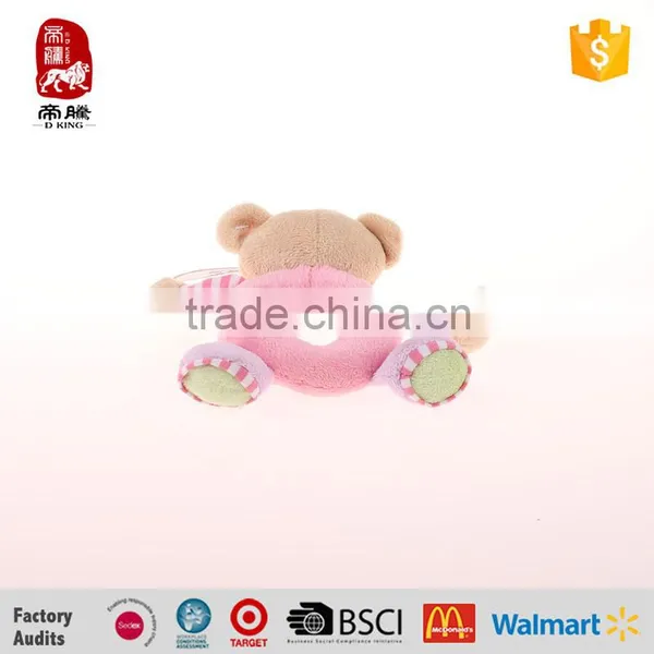 Lovely Bear Baby Plush Toys Handbell Manufacture photo-4