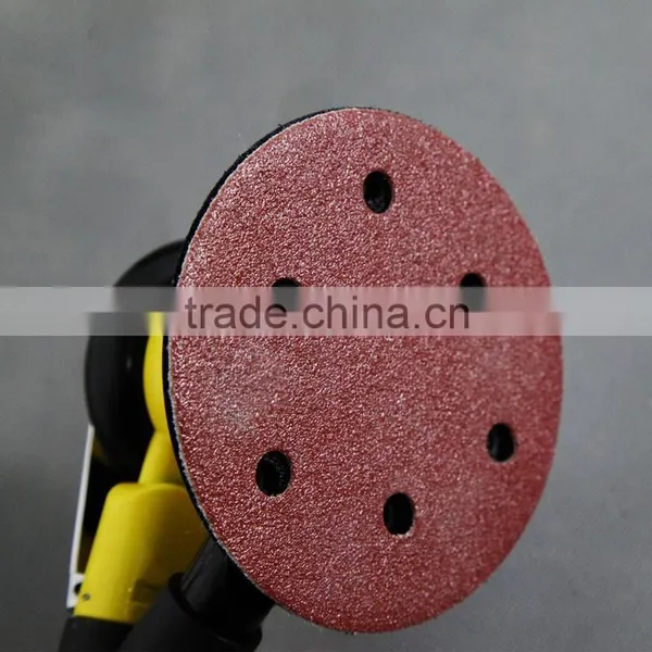 Factory Price Aluminum Oxide Round Hook Loop Sanding Discs photo-4