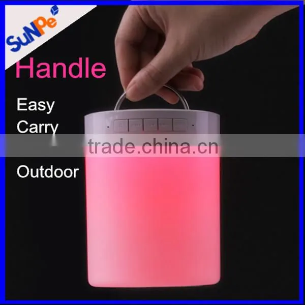 Portable Light Up Bluetooth Speaker With Led Light For Promotional Gift photo-3
