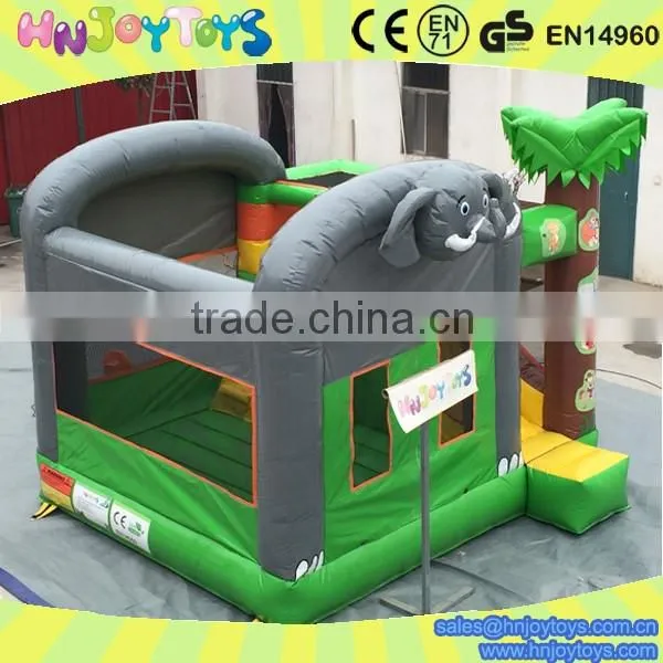 Animal Outdoor Playground Elephant Children Play Game Adult Bounce House Air Castle Jumping photo-2