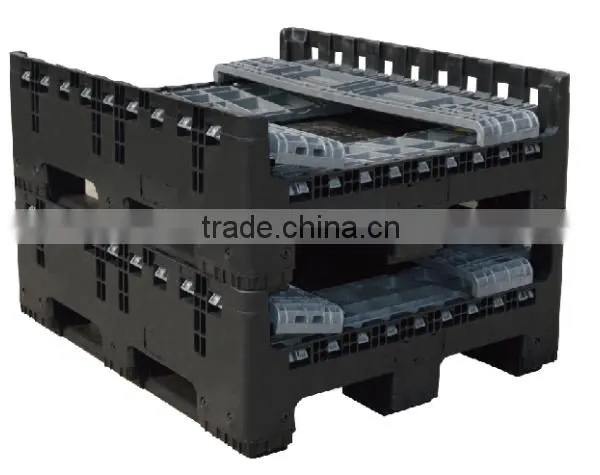 1200x1000x590 mm Collapsible Pallet Box, Collapsible Plastic Pallet Box photo-3