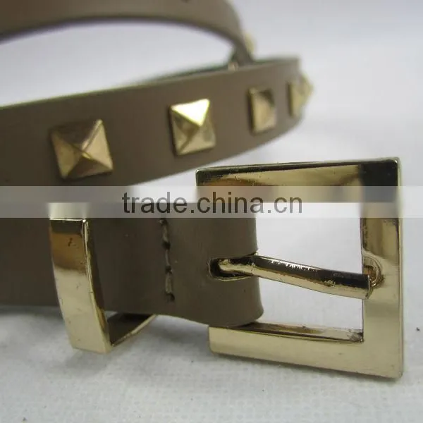 PU Belt Latest Design Metal pu Belt for Girls photo-2