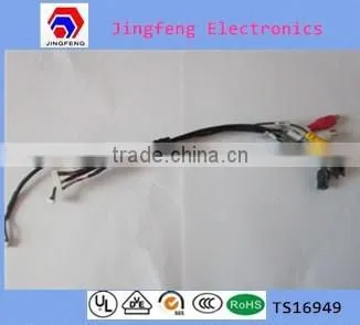 Connector and Yellow Red White RCA Wire for Car Audio System