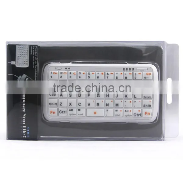 Mini Bluetooth Qwerty Keyboard With Power Bank 5000mah for Iphone5/5s/6/6plus photo-4