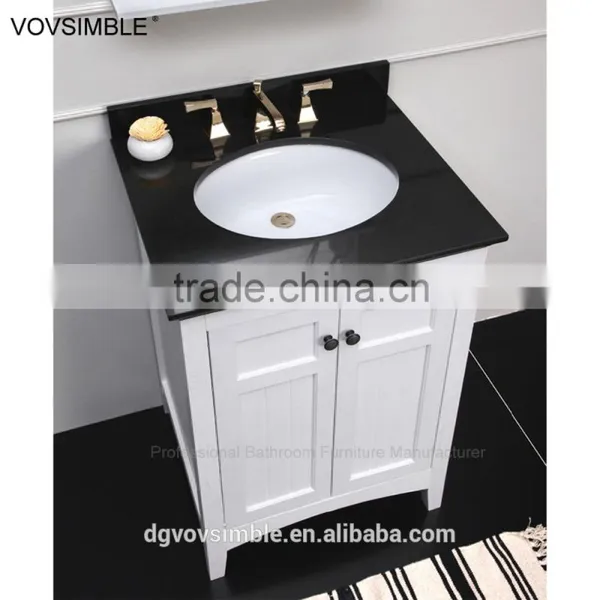 Cheap High Quality Floor Stand Antique Bathroom Vanity With Porcelain Basin photo-3