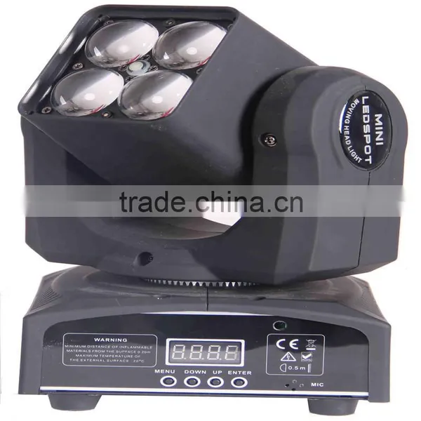 Top 1 Guangzhou 4pcs Mini LED Moving Head Light / Beam 40 Moving Head Light photo-6