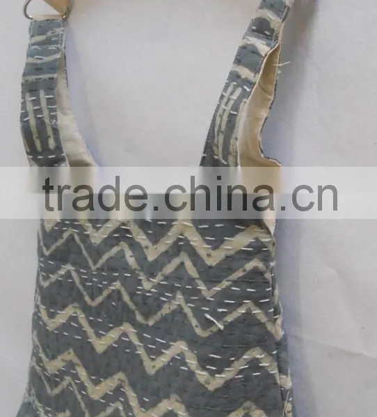 Wholesale Shopping Tote Cotton Bag With Leather Handle photo-3