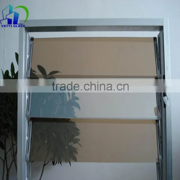 Euro (light)Grey(Gray) Tinted Reflective Glass Sheet for Building photo-5
