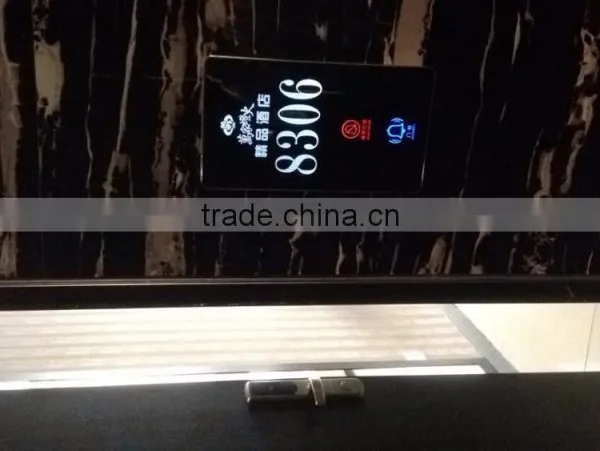 Hot Sale QL-D1 HoHotel Service System Electronic Doorbell Doorplate photo-2