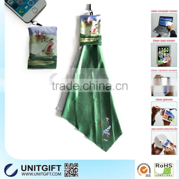 Microfiber Cleaning Cloth With Pouch for Eyeglass