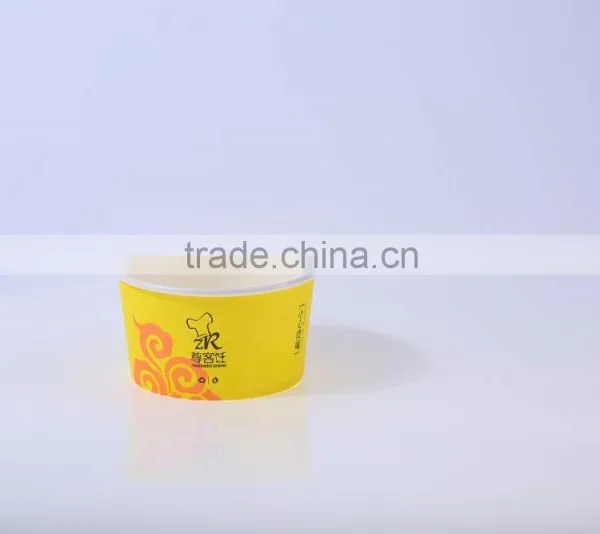 GoBest 780cc disposable paper bulk ice cream packaging bowl for icecream/custom printed ice cream packaging cup