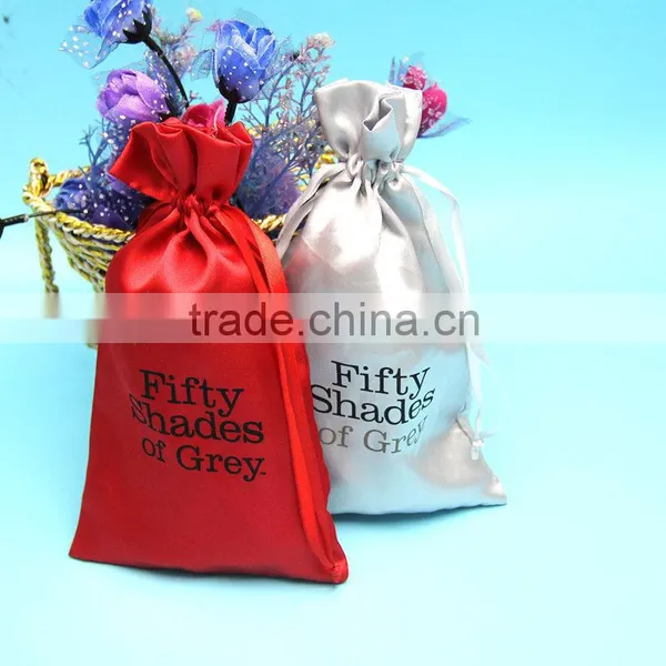Soft Satin Black Drawstring Pouch for Jewelery Soap Herbs Buttons Favor Bag photo-5