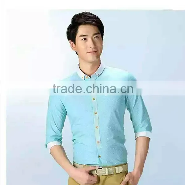 Autumn Luxury Slim Long Sleeve Fashion Business Dress Shirts Men Plaid Shirts