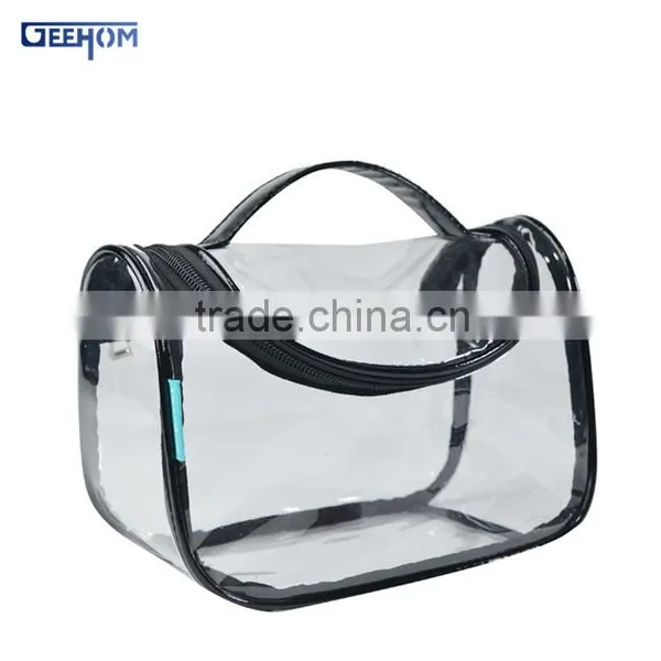 Transparent Pvc Cosmetic Case With Zipper and Handle photo-3