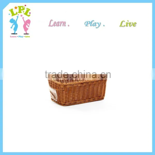 Custom High Quality Durable pp Synthetic Storage Wicker Basket Wicker Fruit Basket photo-3