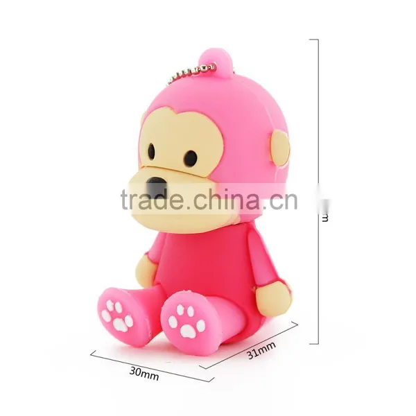 Promotional USB 2.0 Flash Drive Memory Stick Monkey Storage U Disk photo-2